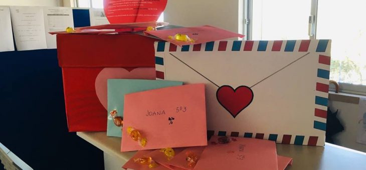 Correio dos Afetos na biblioteca EBSAlvide