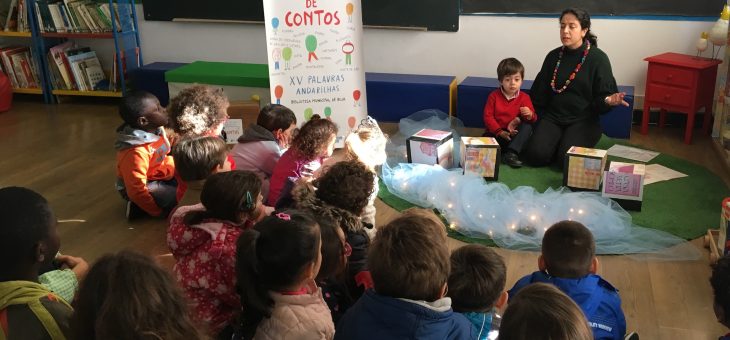 “Palavras Andarilhas” na EB1/JI Prof. Manuel Gaião e EB1/JI Nº4 de Cascais